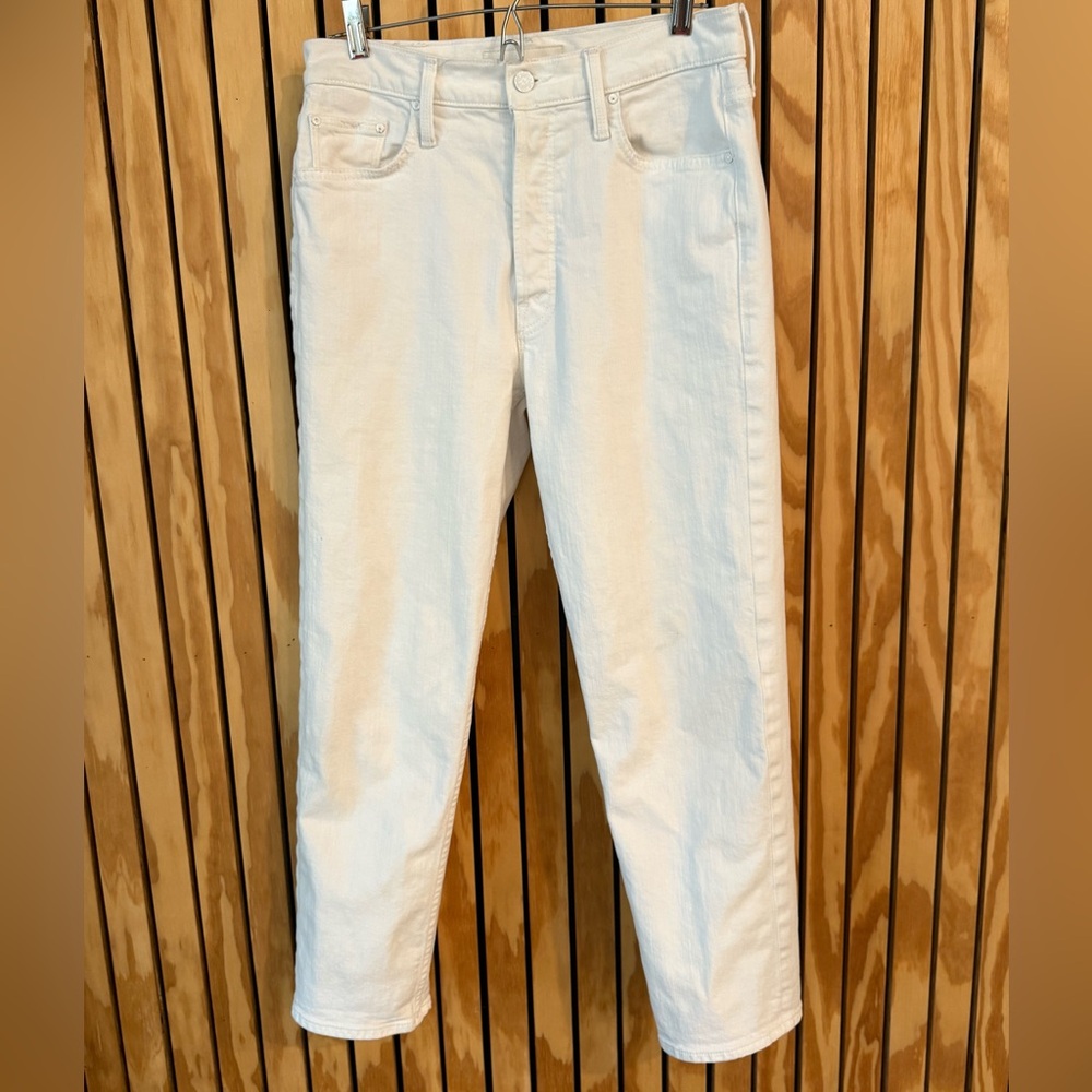 MOTHER SUPERIOR The Tomcat Totally Innocent White Straight Leg Jeans - 28 - Picture 2 of 7